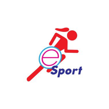 E spor simgesinin İllüstrasyon Vektörü grafiği