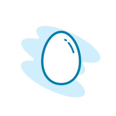 Yumurta simgesi şablonunun İmaj Vektörü grafiği