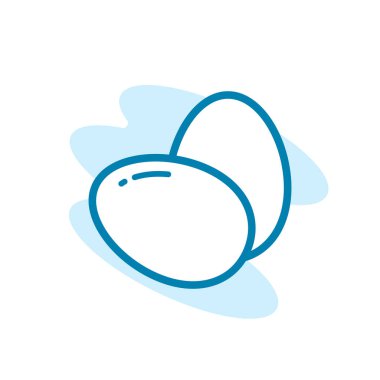 Yumurta simgesi şablonunun İmaj Vektörü grafiği