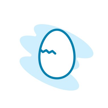 Yumurta simgesi şablonunun İmaj Vektörü grafiği