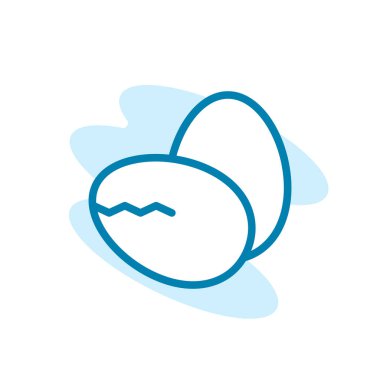 Yumurta simgesi şablonunun İmaj Vektörü grafiği