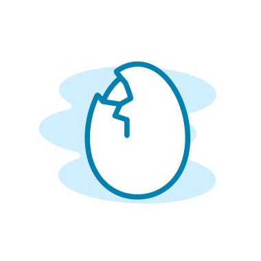 Yumurta simgesi şablonunun İmaj Vektörü grafiği