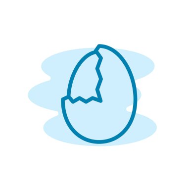 Yumurta simgesi şablonunun İmaj Vektörü grafiği