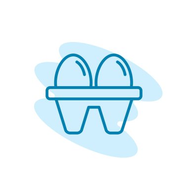 Yumurta simgesi şablonunun İmaj Vektörü grafiği