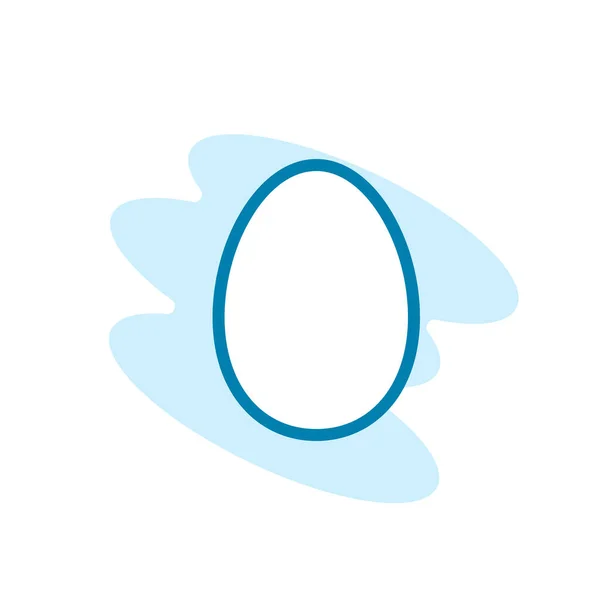 Illustration Vector Graphic Egg Icon Template — Stock Vector