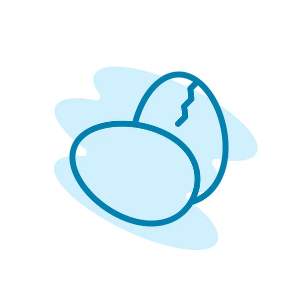 Illustration Vector Graphic Egg Icon Template — Stock Vector