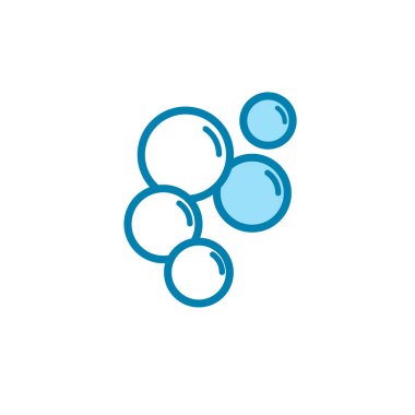 Kabarcık simgesi şablonunun Çizim Vektörü grafiği