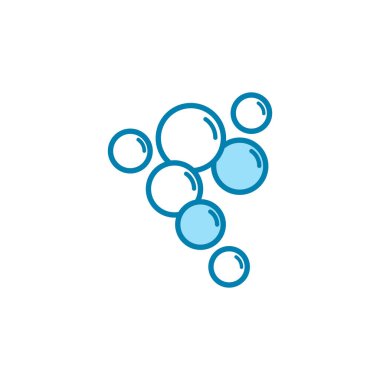 Kabarcık simgesi şablonunun Çizim Vektörü grafiği