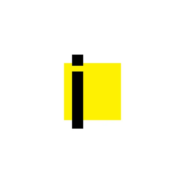 Harf Logosunun Llüstrasyon Vektörü Grafiği — Stok Vektör