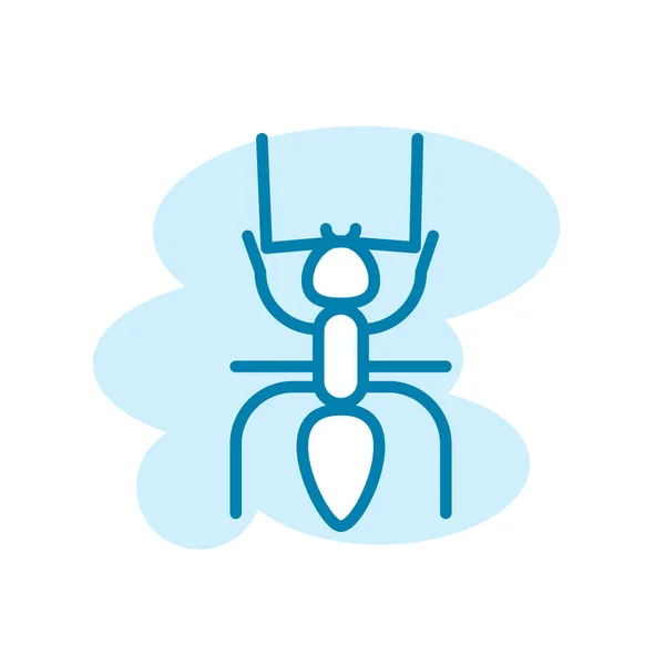 Illustration Vector Graphic Ant Icon Template — Stock Vector