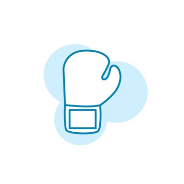 Boks simgesi şablonunun İllüstrasyon Vektörü grafiği