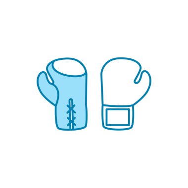 Boks simgesi şablonunun İllüstrasyon Vektörü grafiği