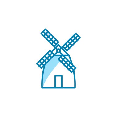 Windmill simge şablonunun Çizim Vektörü grafiği