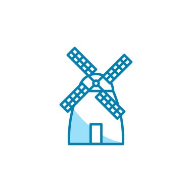 Windmill simge şablonunun Çizim Vektörü grafiği