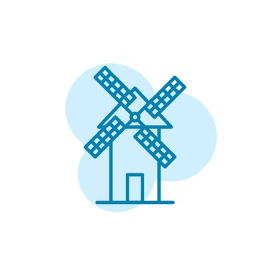 Windmill simge şablonunun Çizim Vektörü grafiği
