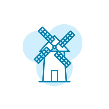 Windmill simge şablonunun Çizim Vektörü grafiği