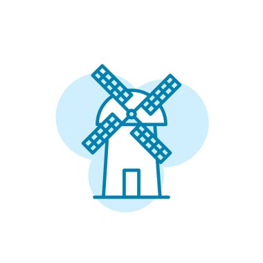Windmill simge şablonunun Çizim Vektörü grafiği