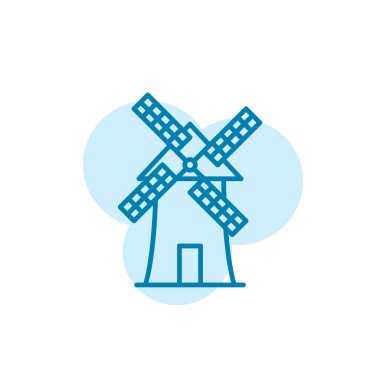 Windmill simge şablonunun Çizim Vektörü grafiği