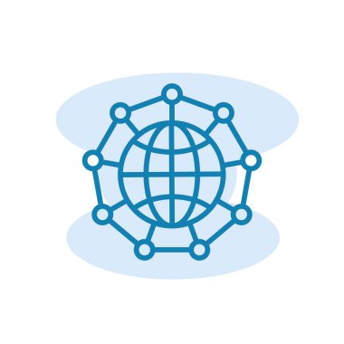 Sunucu simgesi şablonunun İllüstrasyon Vektörü grafiği