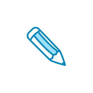 Kalem simgesi şablonunun İllüstrasyon Vektörü grafiği