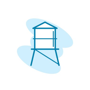 Su deposu simgesinin resimleme Vektörü grafiği