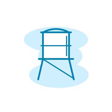 Su deposu simgesinin resimleme Vektörü grafiği