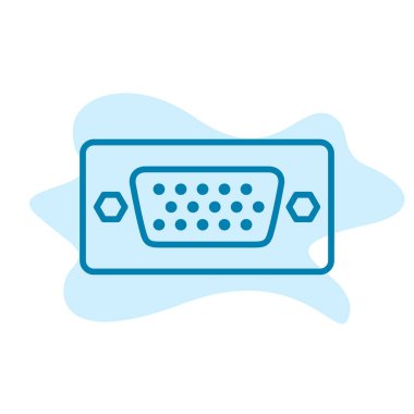 VGA simge şablonunun Çizim Vektörü grafiği