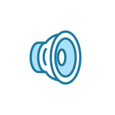 Vektör, hoparlör simgesi tasarım şablonu