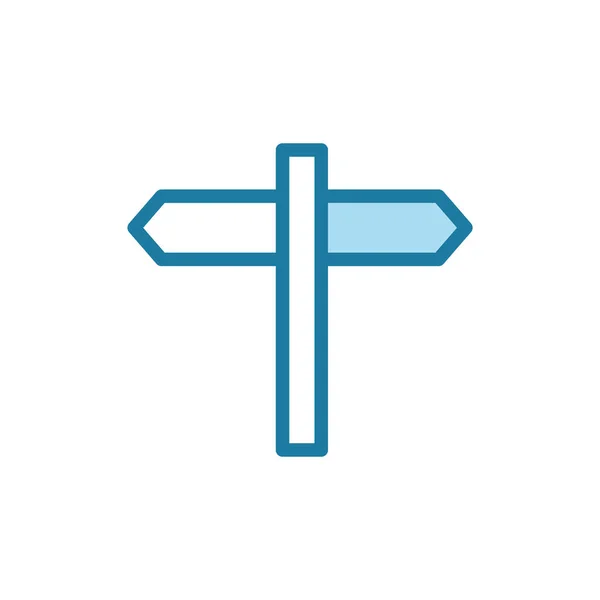 Vector Illustration Direction Icon Design Template — Stock Vector