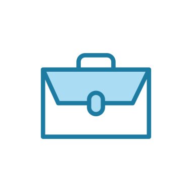 Evrak çantası simgesi tasarım şablonunun vektör illüstrasyonu