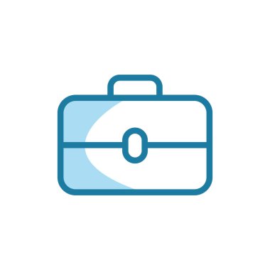 Evrak çantası simgesi tasarım şablonunun vektör illüstrasyonu