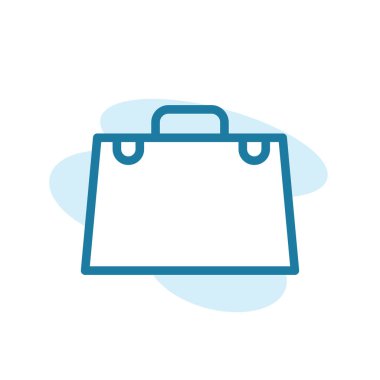 Evrak çantası simgesi tasarım şablonunun vektör illüstrasyonu