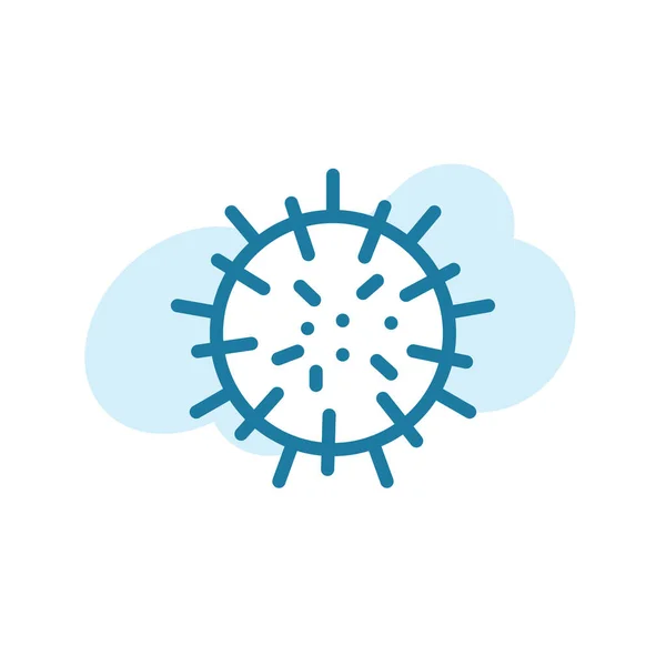 Ilustración Vectorial Plantilla Diseño Icono Virus — Vector de stock