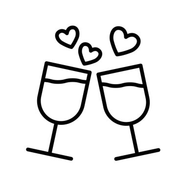 Sevgililer Günü simgesinin İllüstrasyon Vektörü grafiği