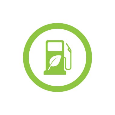 eco fuel icon or logo