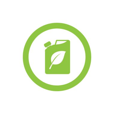 eco fuel icon or logo
