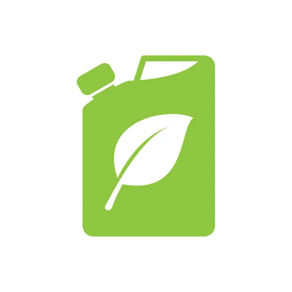Eco Fuel Icon Logo — Image vectorielle