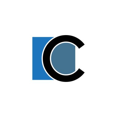 Alfabe harfi logosunun İllüstrasyon Vektörü grafiği