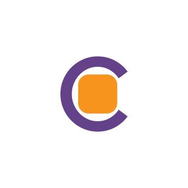 Alfabe harfi logosunun İllüstrasyon Vektörü grafiği