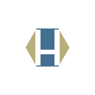 Alfabe harfi logosunun İllüstrasyon Vektörü grafiği