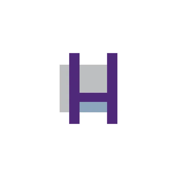 Alfabe Harfi Logosunun Llüstrasyon Vektörü Grafiği — Stok Vektör