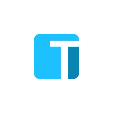 Alfabe harfi logosunun İllüstrasyon Vektörü grafiği