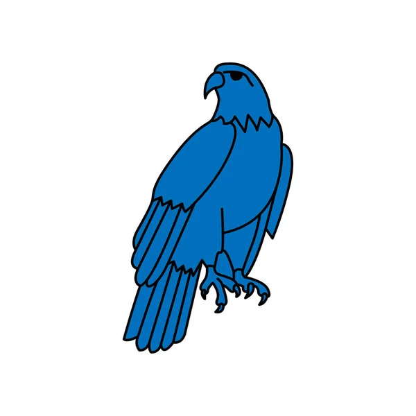 Illustration Graphique Vectoriel Logo Nuage Bouclier Aigle — Image vectorielle