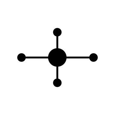 Küresel ağ simgesi tasarımının İllüstrasyon Vektörü grafiği