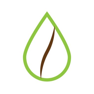 Damla suyu ve kahve tohumu tasarımının grafiği