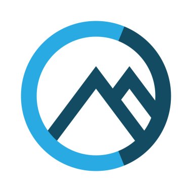 Dağ macerası tasarımının İllüstrasyon Vektörü grafiği