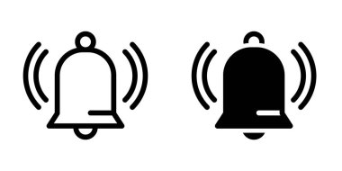 Bell icon illustration vector design template
