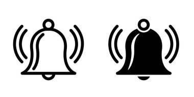 Bell icon illustration vector design template
