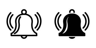 Bell icon illustration vector design template