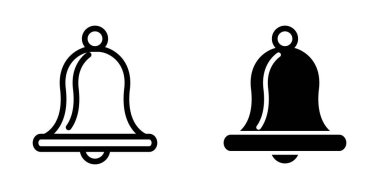 Bell icon illustration vector design template